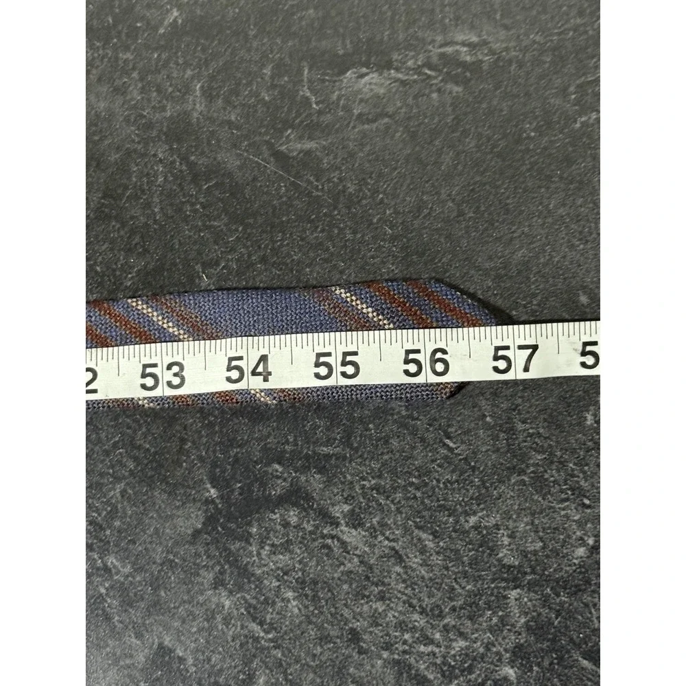 Edinburgh Woollen Mill Men's 100% Pure New Wool Tie Made in Scotland Striped